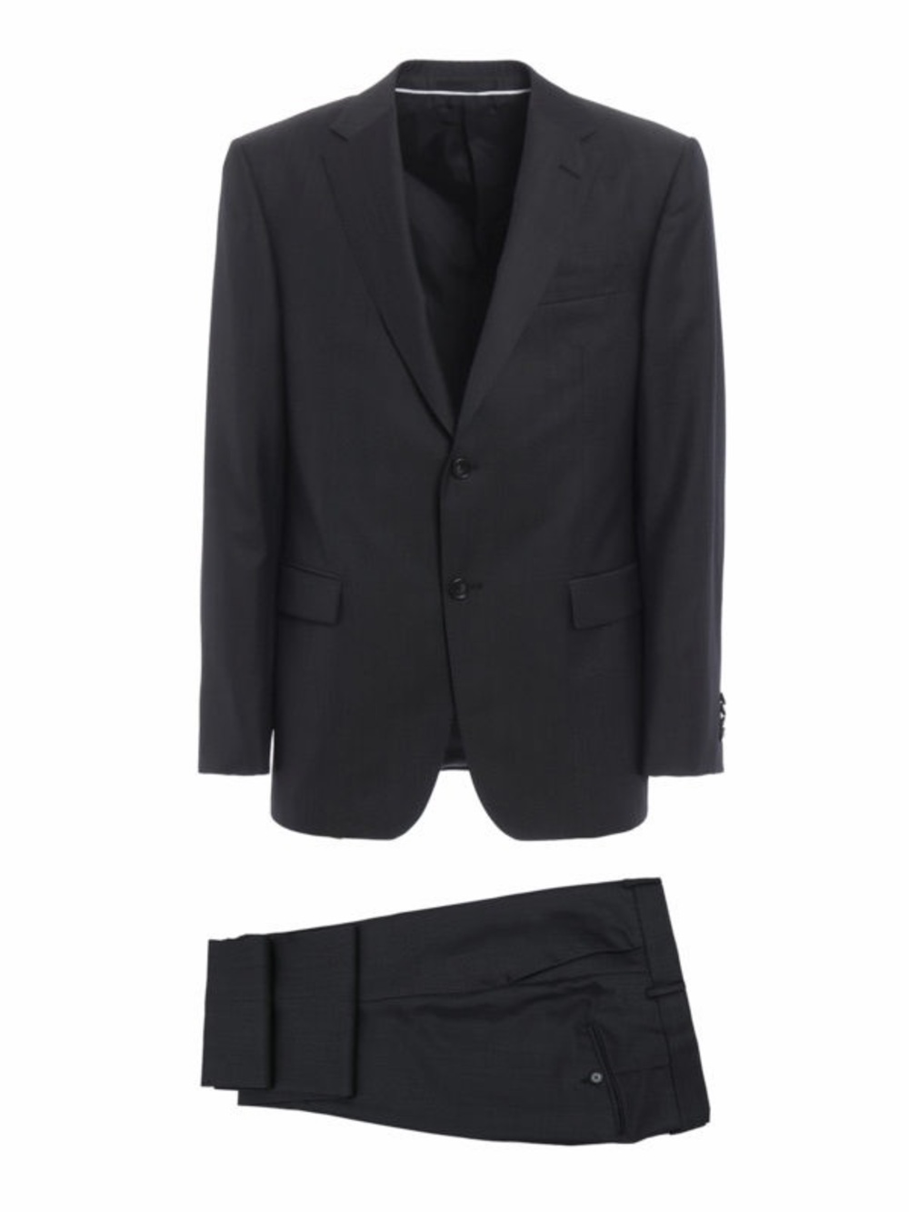 Z Zegna Dark Charcoal Two-Piece Suit